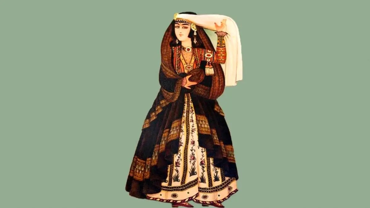 (تصاویر) زنان زیباروی قاجار چگونه لباس می‌پوشیدند؟