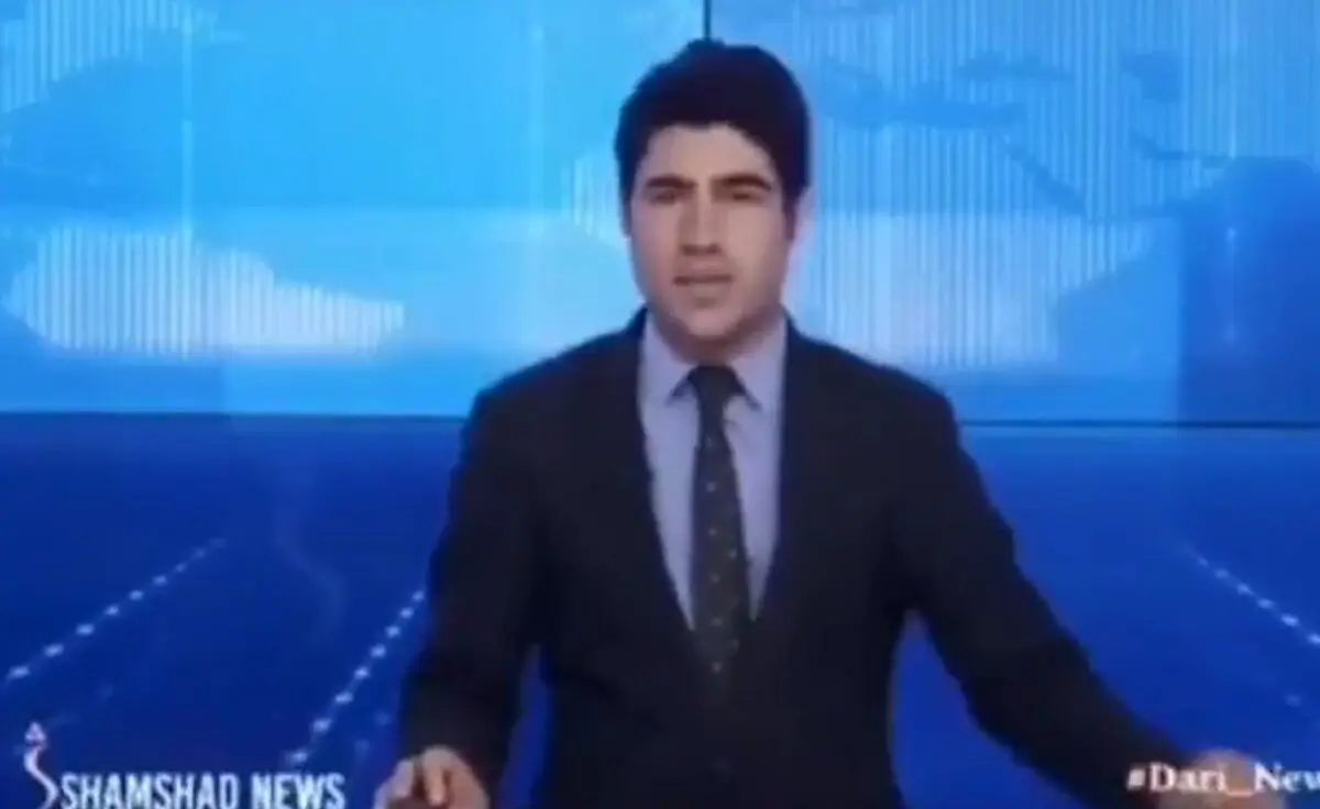 (ویدئو) لحظه تلخ بغض مجری روی آنتن زنده تلویزیون