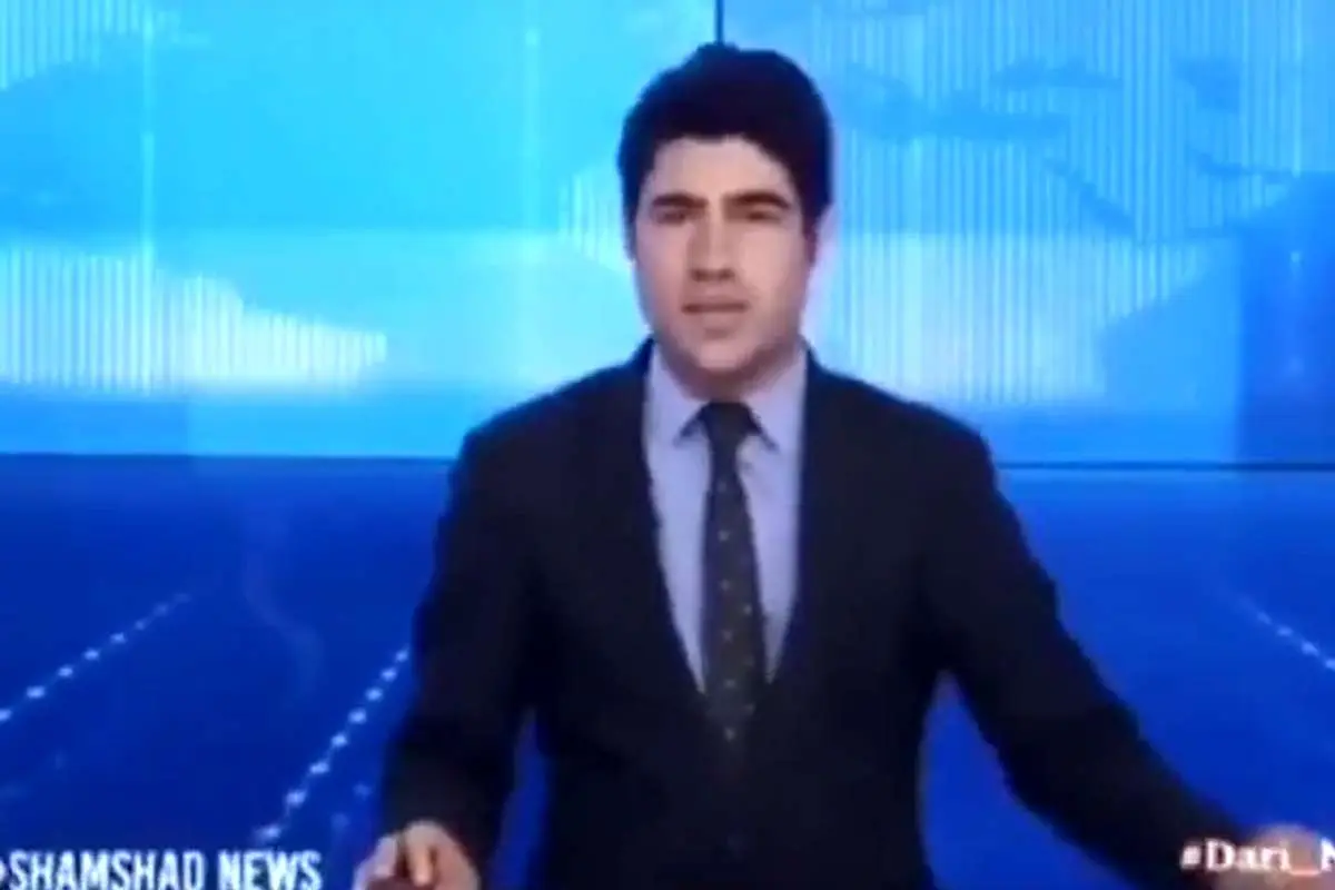 (ویدئو) لحظه تلخ بغض مجری روی آنتن زنده تلویزیون