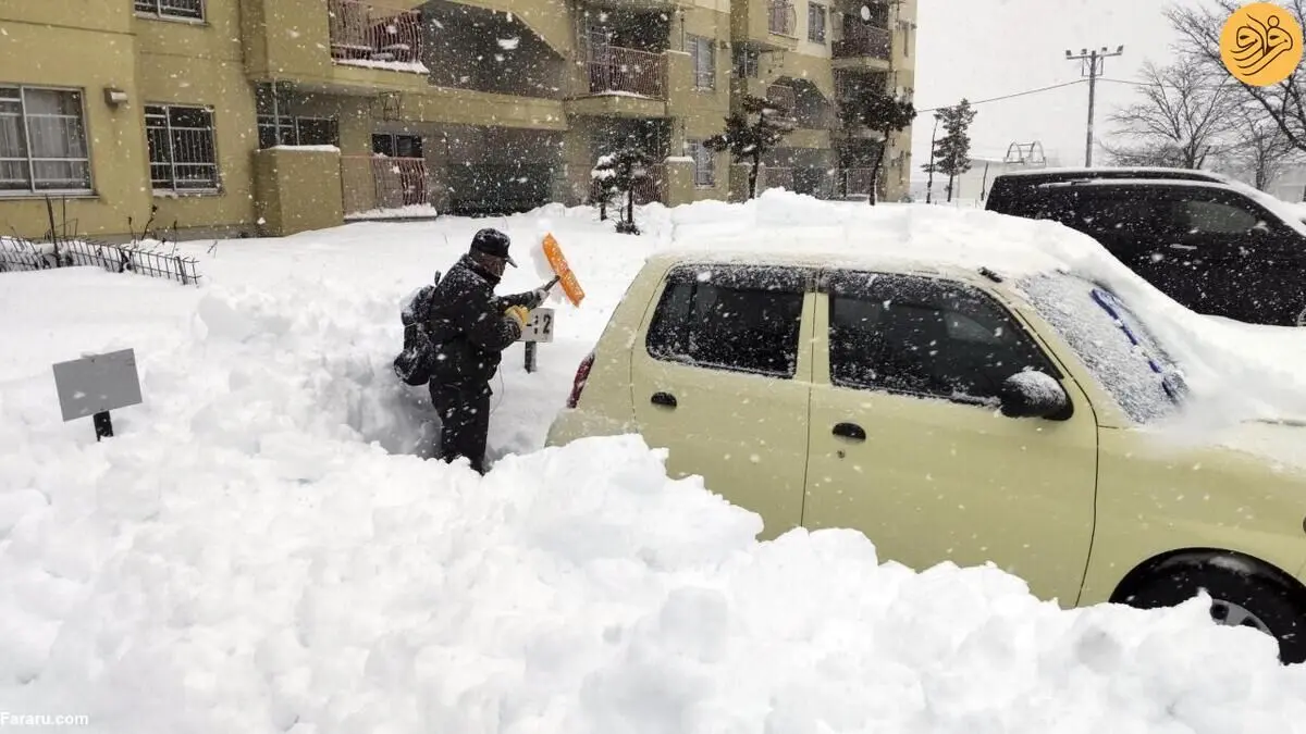 (تصاویر) فاجعه کولاک و یخبندان در آمریکا، کانادا و ژاپن