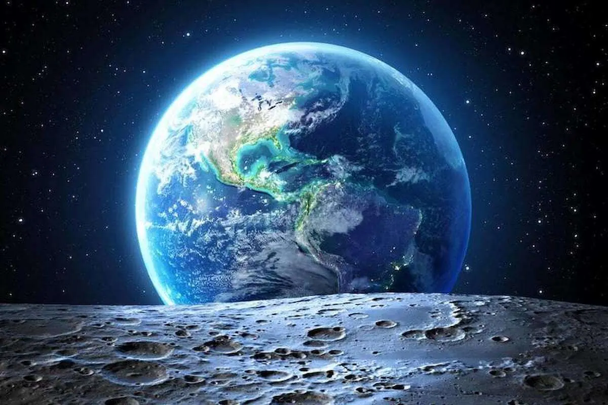 (ویدئو) طلوع خیرهکننده زمین از پشت ماه؛ هنرنمایی فضاپیمای اوریون