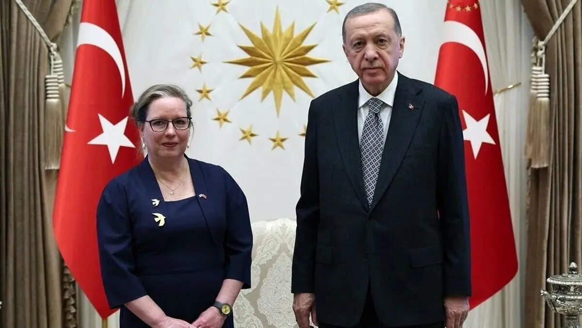 خوشامدگویی اردوغان به سفیر اسرائیل در ترکیه