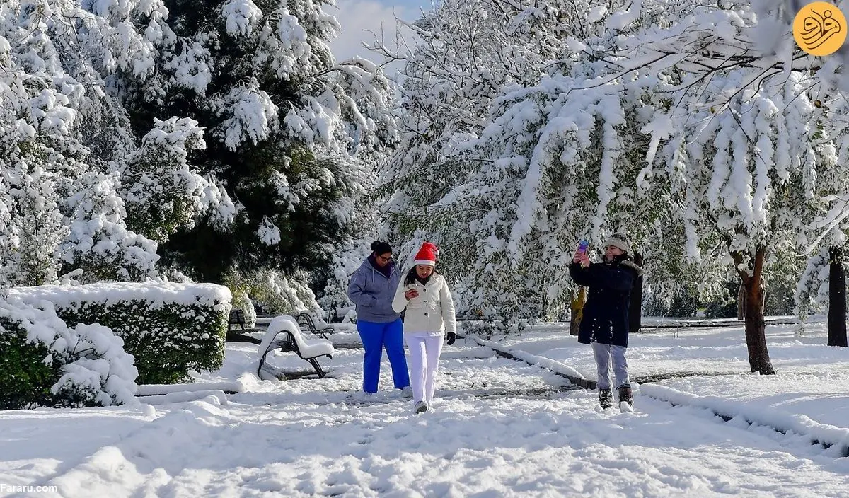 (ویدئو) بارش برف در پایتخت مکزیک پس از ۵۵ سال