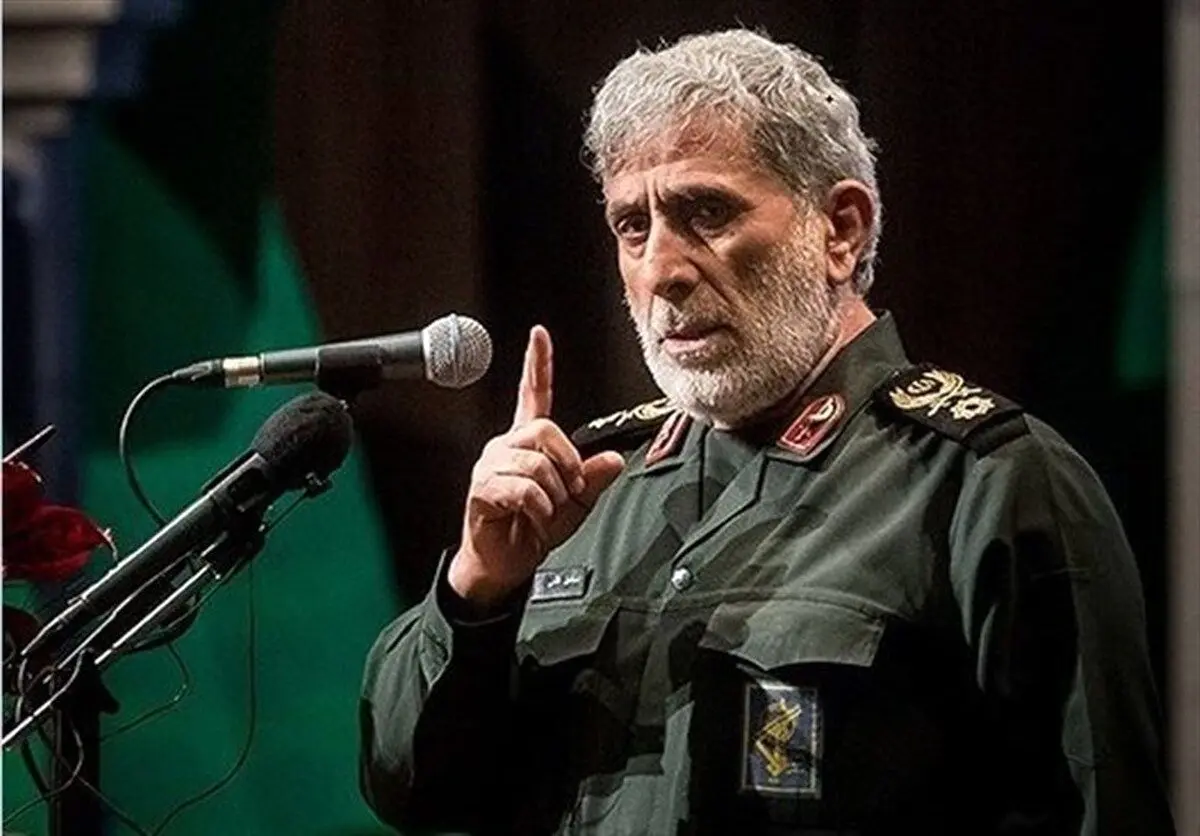 (ویدئو) سردار قاآنی: هنر آمریکا و اروپا پیشنهاد یک زن روسپیِ جنایتکار برای ریاست جمهوری ایران است!