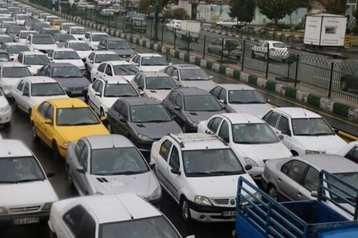 ترافیک سنگین در محور چالوس
