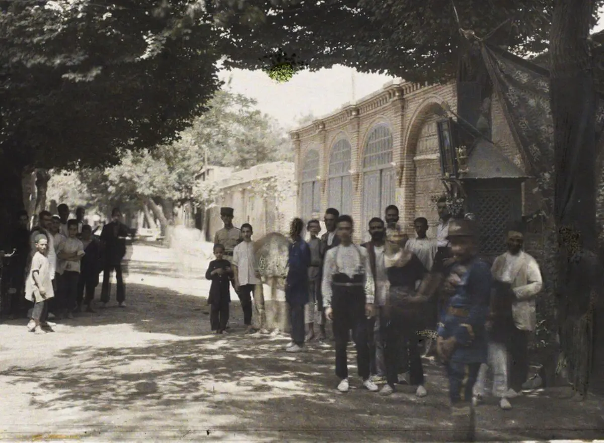 عکس‌های رنگی از ایرانِ صد سال قبل