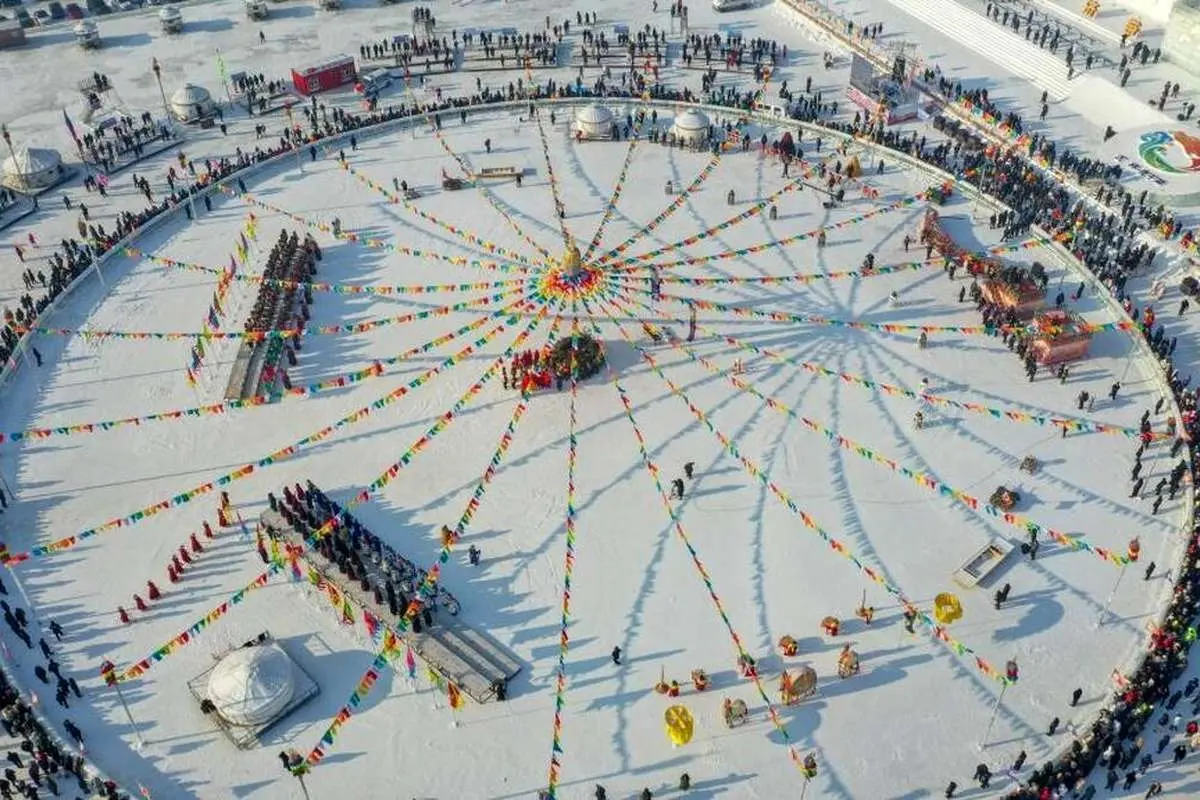 (ویدئو) جشنواره ماهیگیری زمستانی چینیها