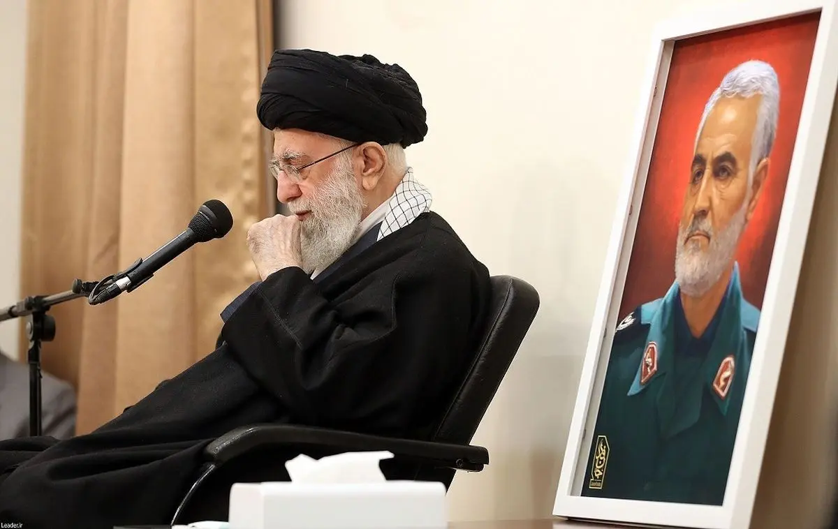 (تصاویر) دیدار خانواده سردار سلیمانی با رهبر انقلاب