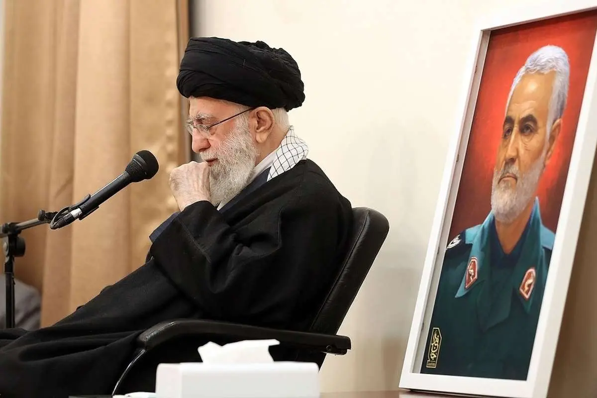 (تصاویر) دیدار خانواده سردار سلیمانی با رهبر انقلاب