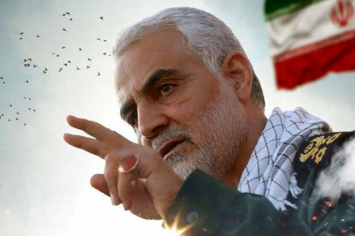 یک نقاشی دیواری عظیم برای حاج قاسم