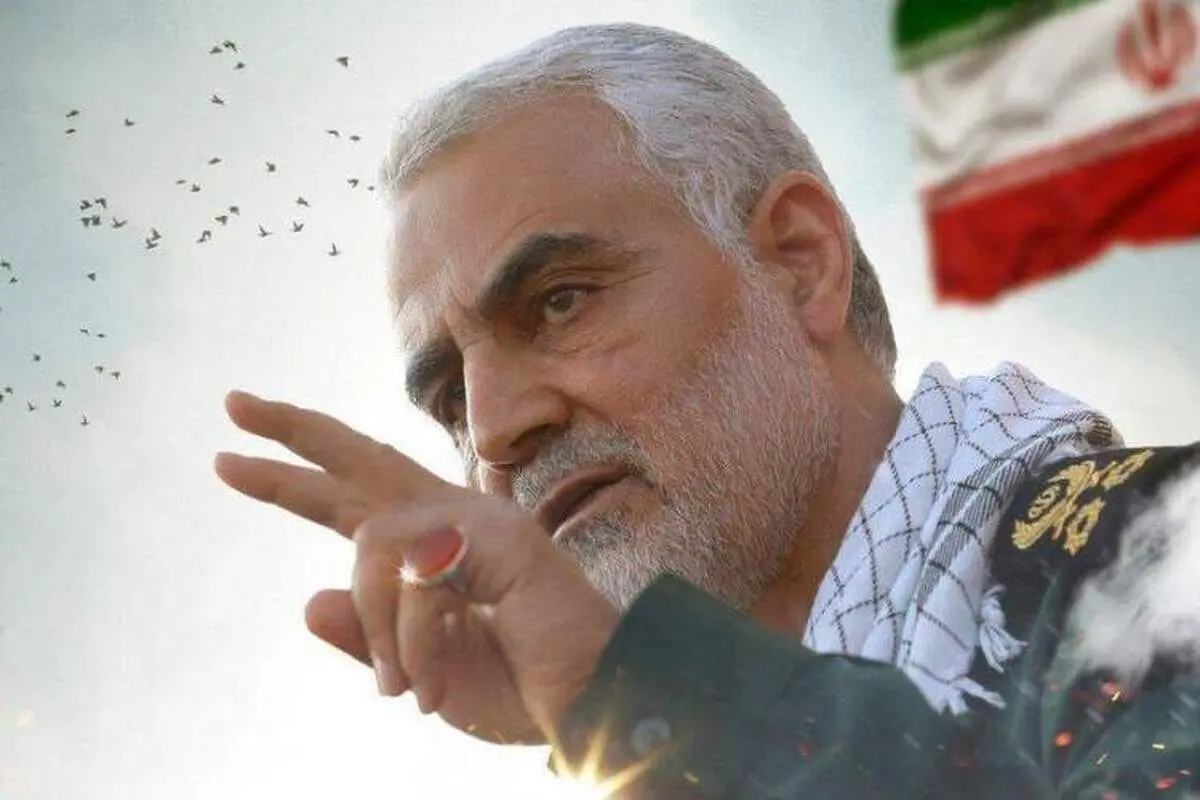 یک نقاشی دیواری عظیم برای حاج قاسم