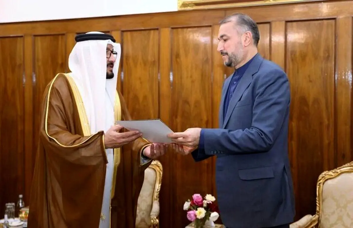پیام کتبی وزیر امور خارجه امارات به امیرعبداللهیان