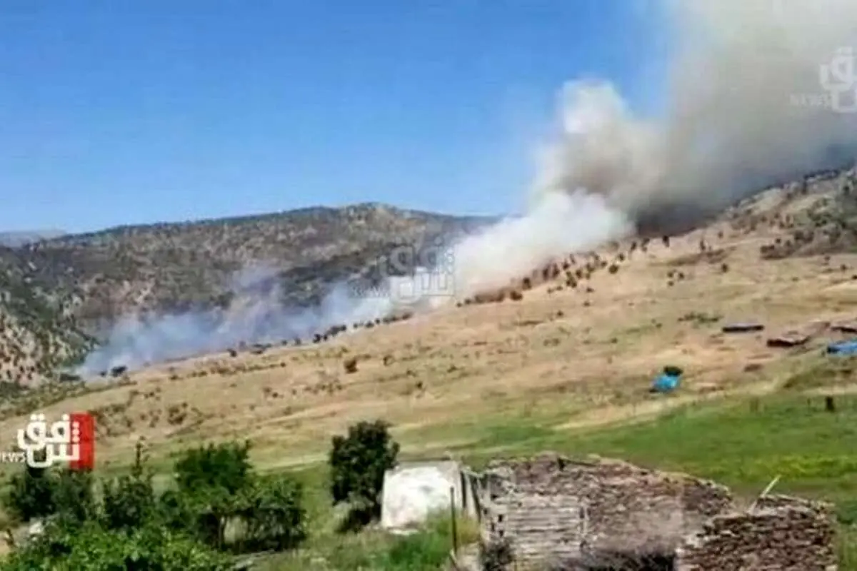 بمباران دهوک عراق توسط ترکیه