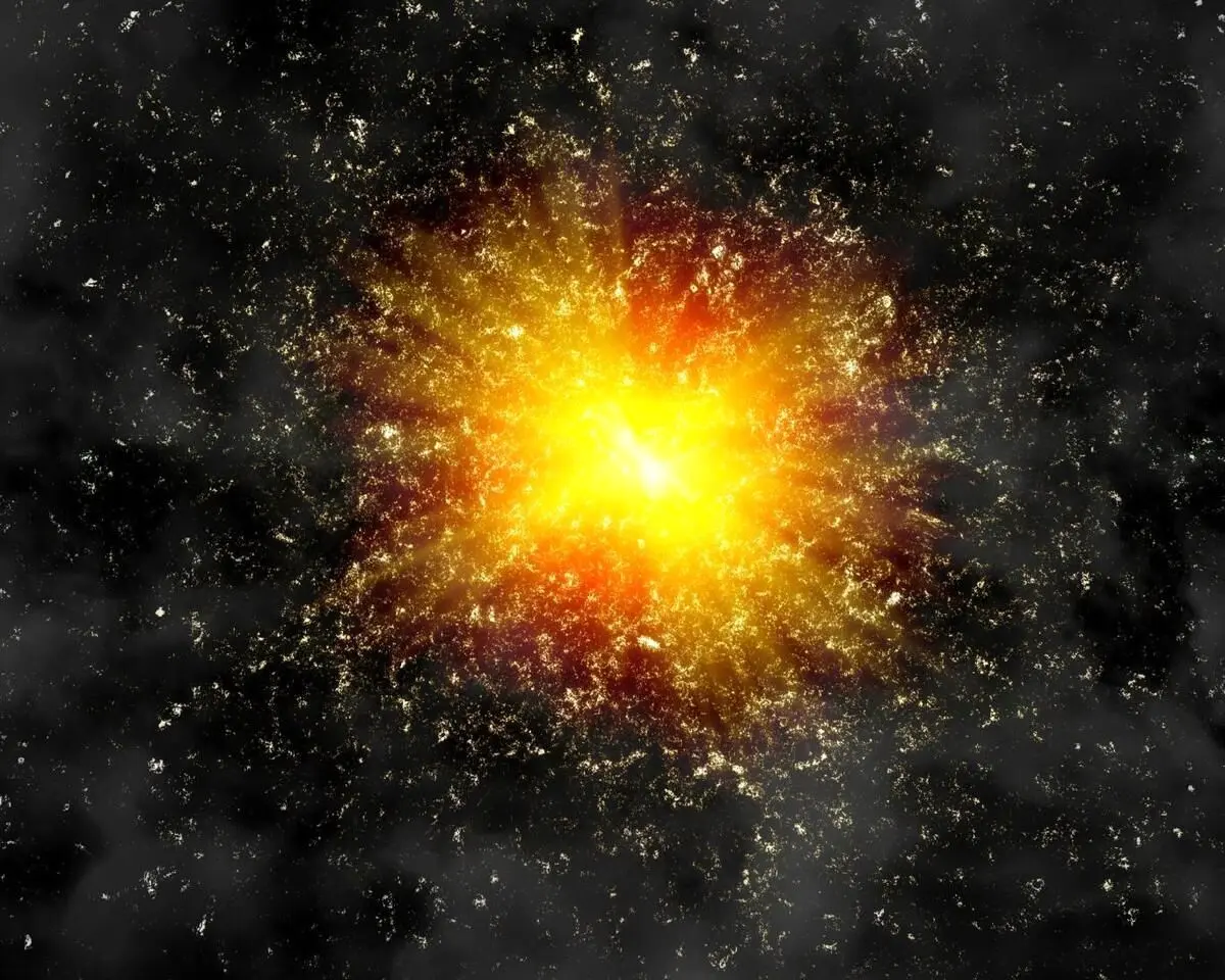 انرژی که به زمین رسید ناشی از فروپاشی ستارگان بود