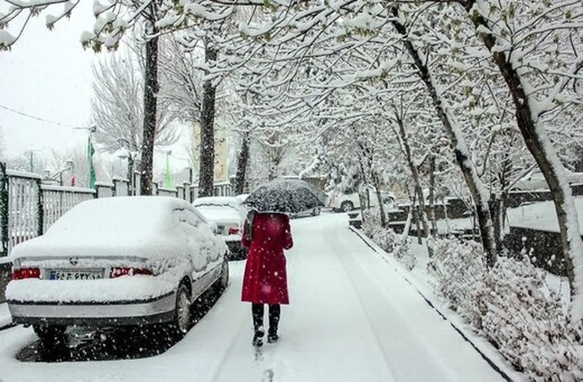 هشدار نارنجی هواشناسی برای بارش برف و باران در ۱۴ استان