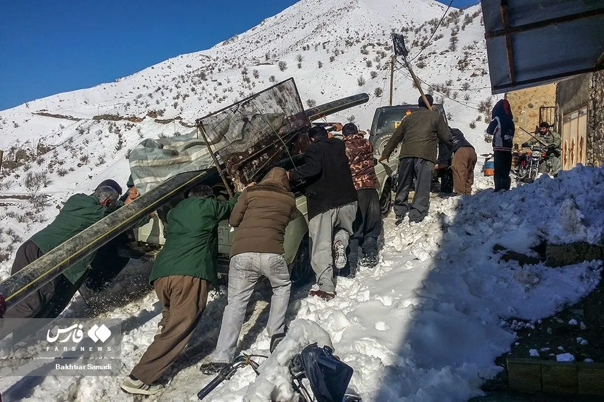 (تصاویر) گاز رسانی به مناطق روستایی و صعب العبور کردستان