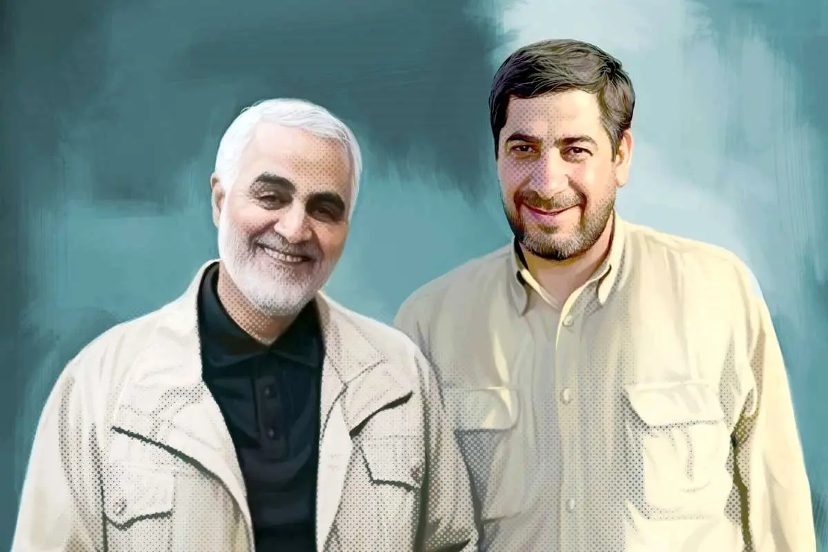 (ویدئو) مردی در سایه حاج قاسم؛ رفیق ۴۰ ساله شهید سلیمانی که بود؟