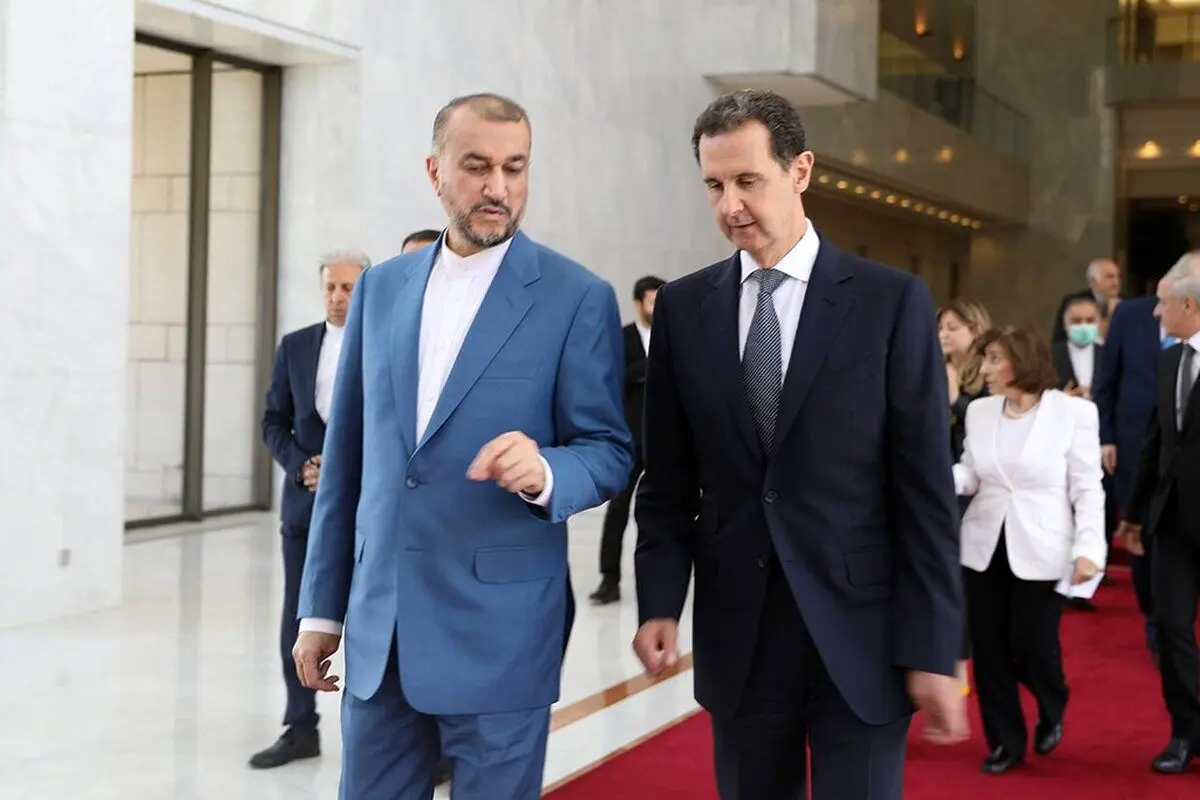 امیرعبداللهیان به بشار اسد: ایران به پشتیبانی قوی از سوریه ادامه خواهد داد