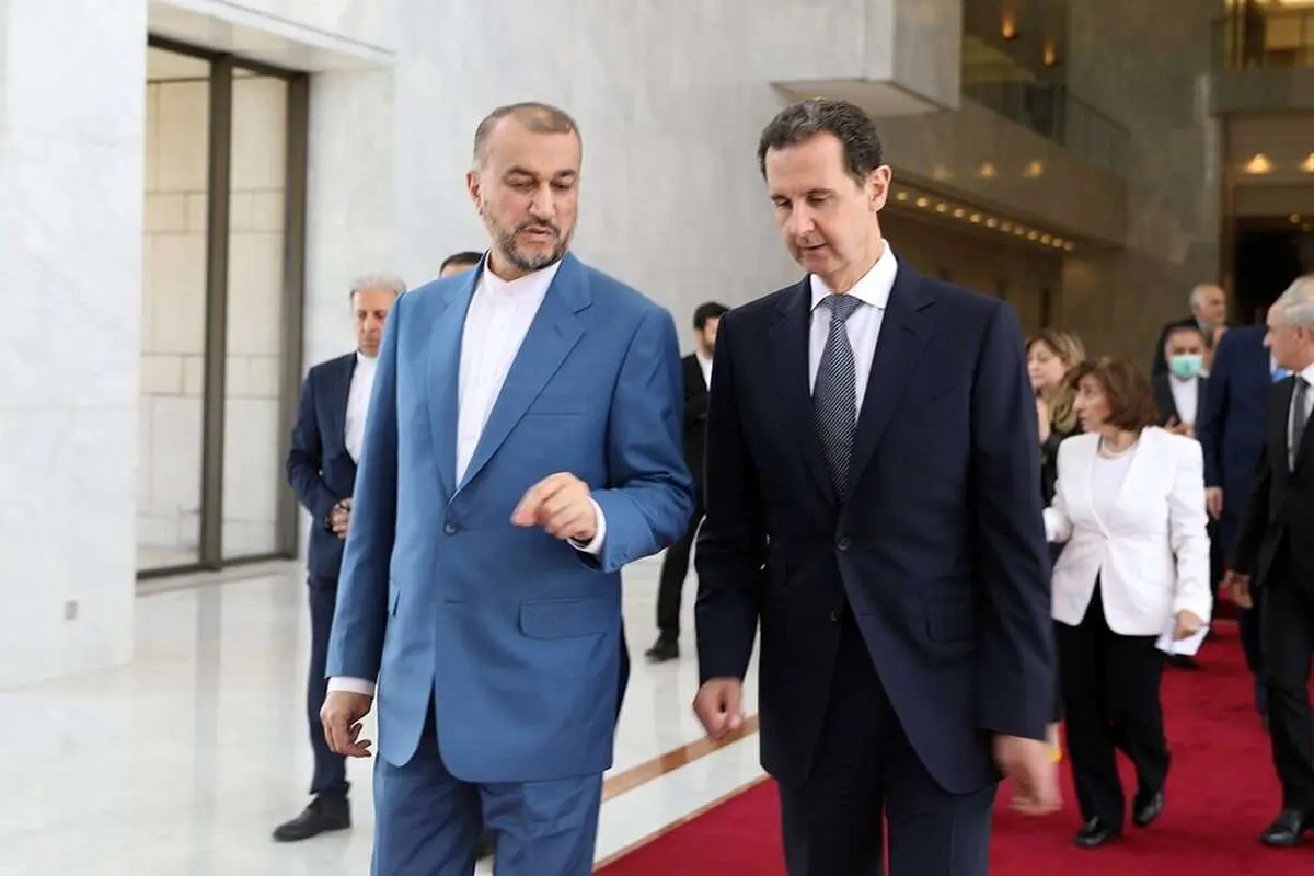 امیرعبداللهیان به بشار اسد: ایران به پشتیبانی قوی از سوریه ادامه خواهد داد