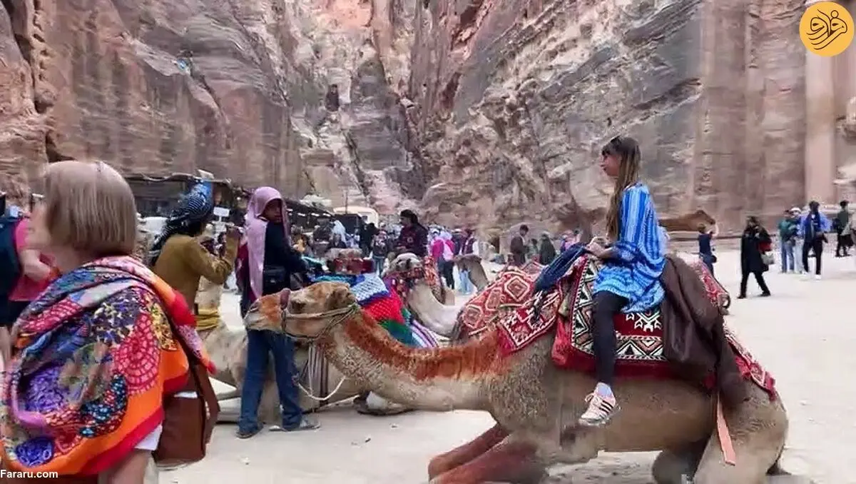 (ویدئو) حال خوب شهر باستانی پترا پس از بحران کرونا