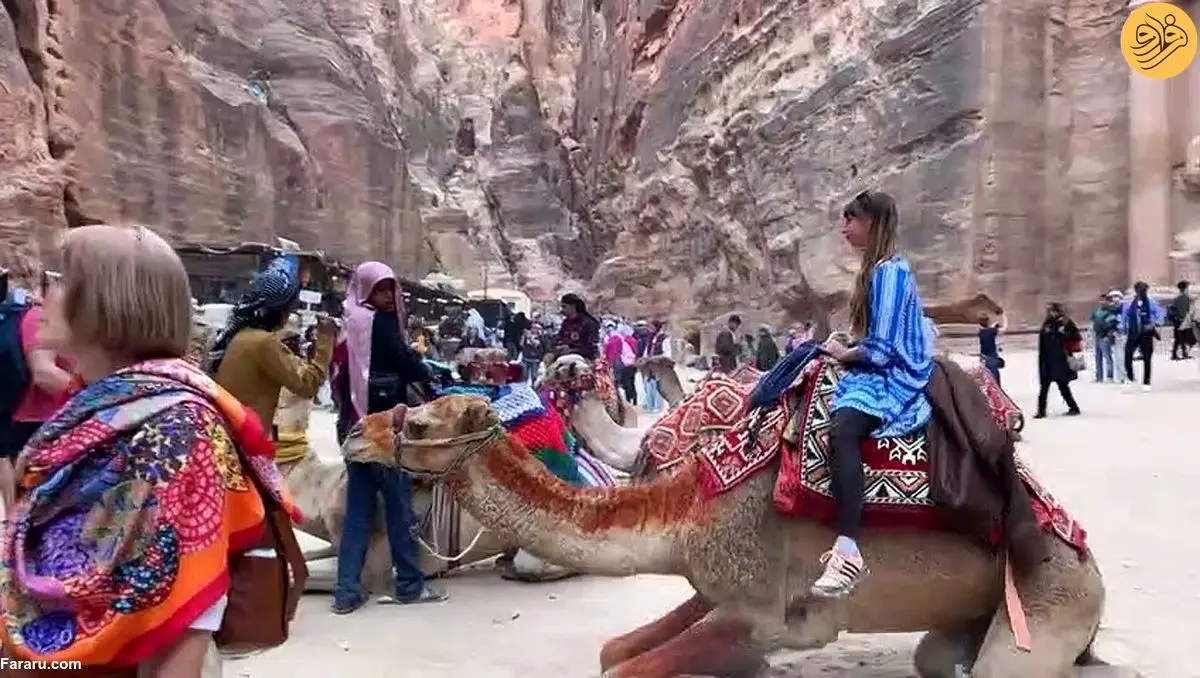 (ویدئو) حال خوب شهر باستانی پترا پس از بحران کرونا