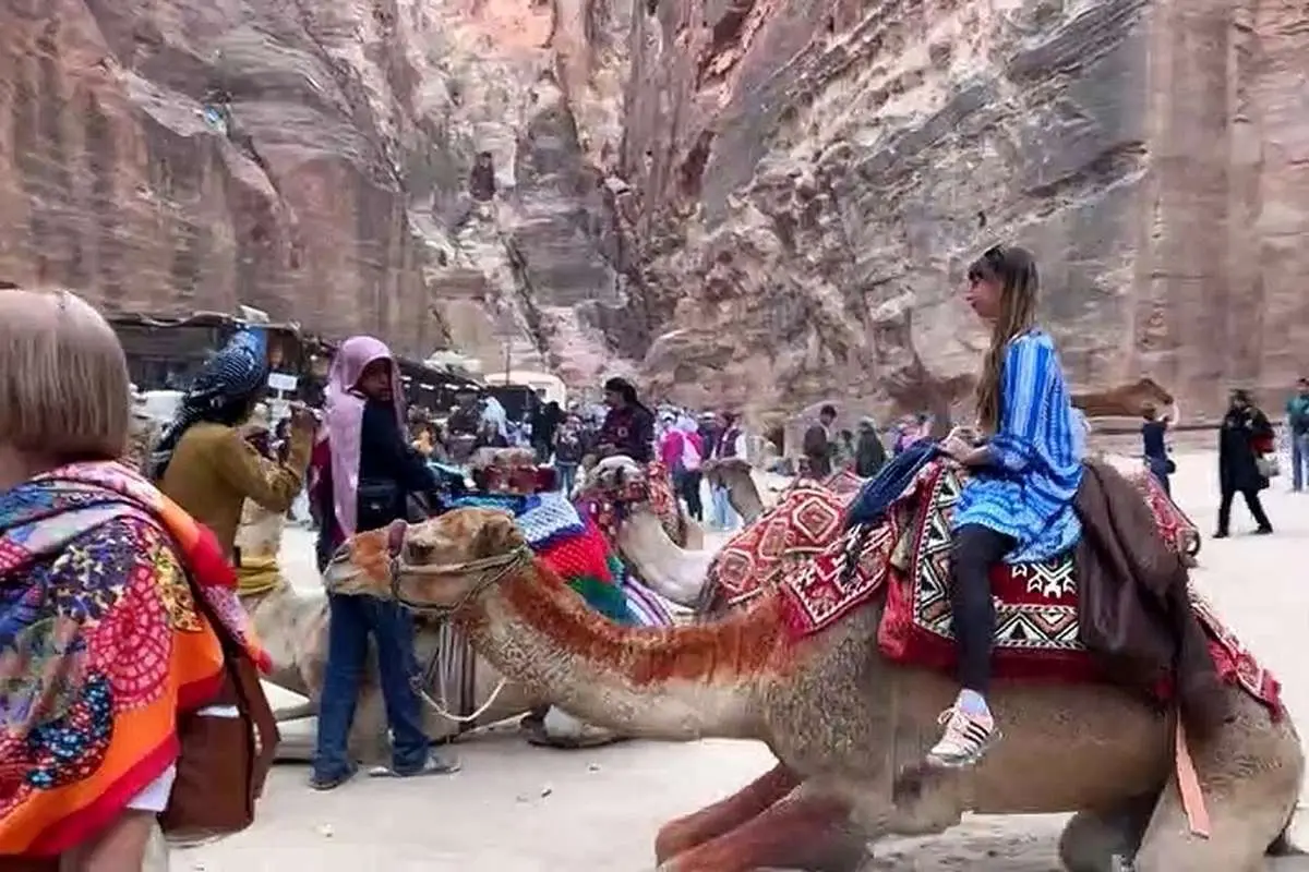(ویدئو) حال خوب شهر باستانی پترا پس از بحران کرونا