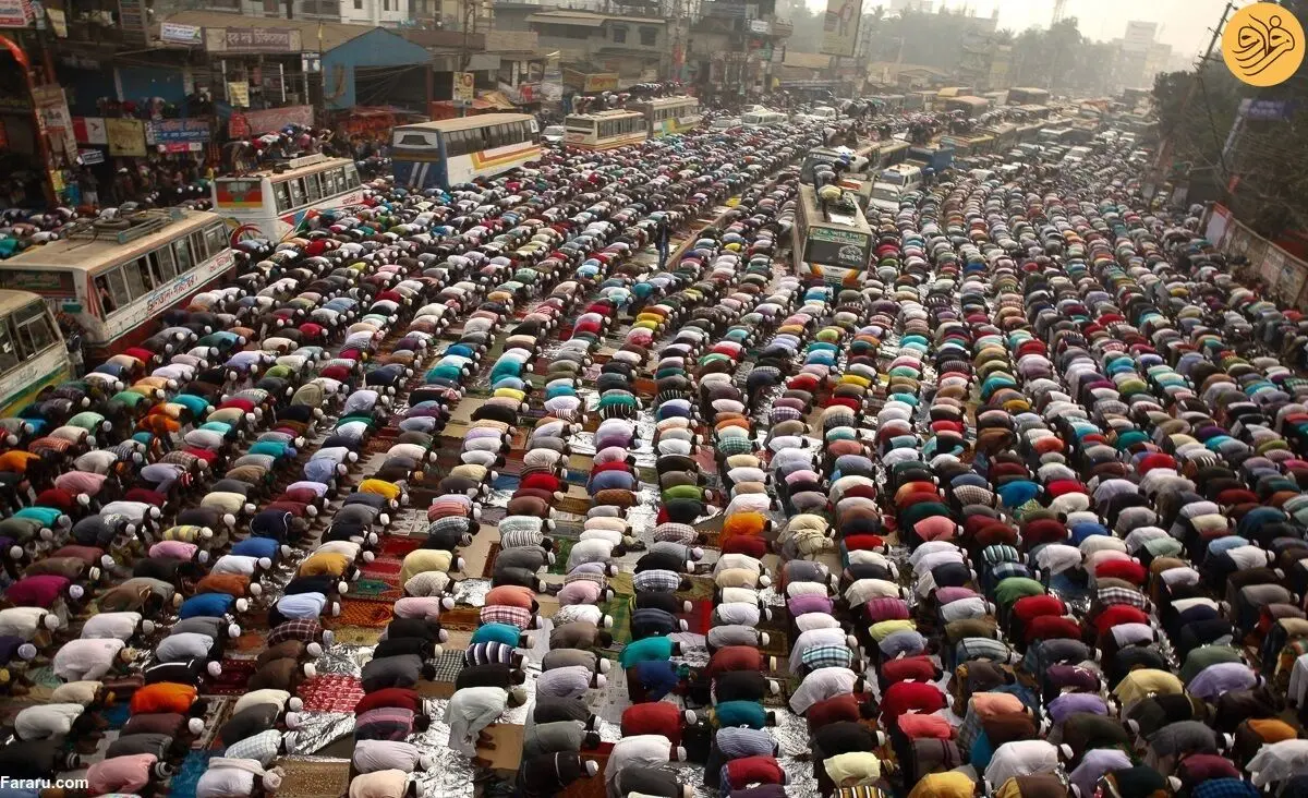 (ویدئو) اجتماع بزرگ مسلمانان بنگلادش