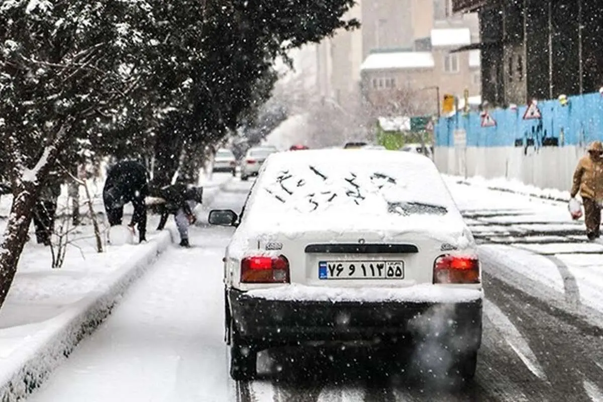 در تهران چند سانتیمتر برف آمد؟