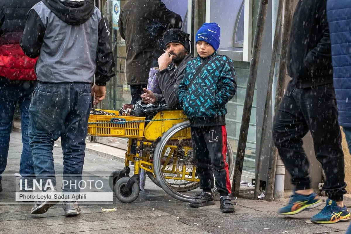 (تصاویر) یک لقمه نان زیر صفر درجه