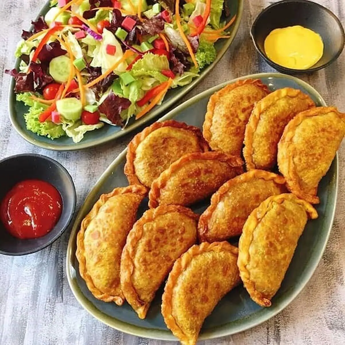 انواع پیراشکی برای شام
