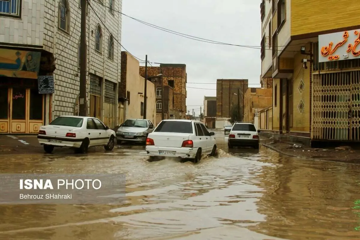 (تصاویر) بارش باران در زابل