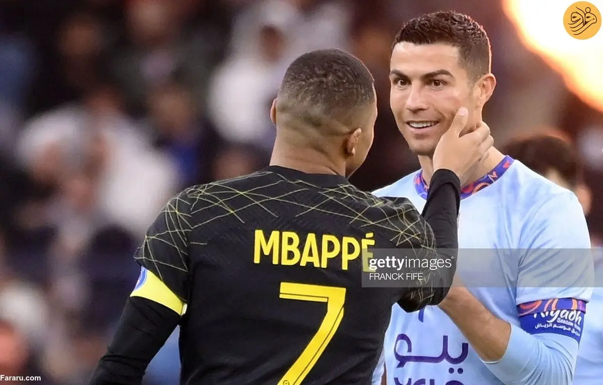(تصاویر) منتخب ریاض ۴ پاری‌سن‌ژرمن ۵؛ دیدار دوستانه رونالدو و مسی
