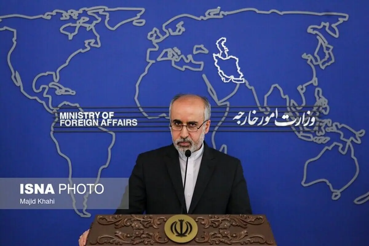 توضیح کنعانی در پی اعلام فهرست تحریمی ایران علیه اتحادیه اروپا و رژیم انگلیس