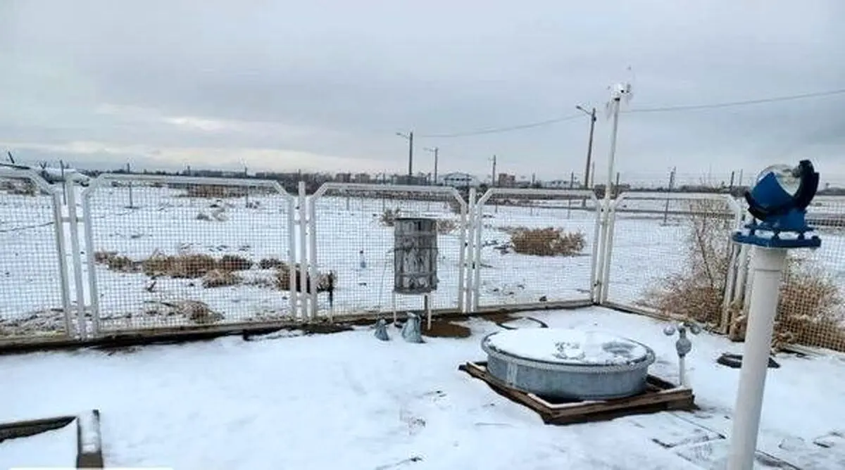 بارش برف در زاهدان پس از ۸ سال