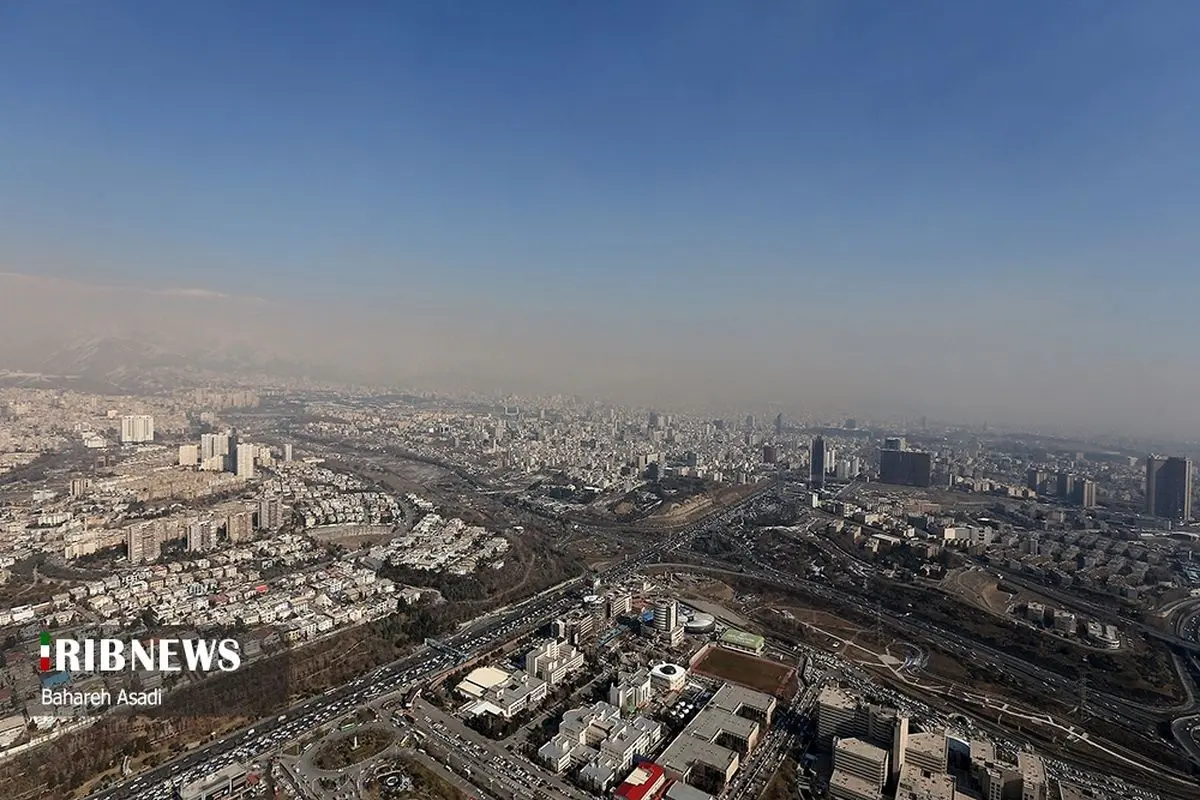 (تصاویر) آلودگی هوای تهران از فراز برج میلاد‎