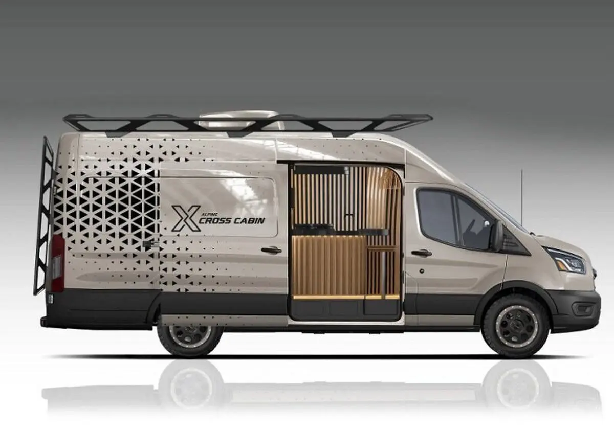 تصاویری از یک کاروان با طراحی داخلی عجیب/ الهام از معماری ژاپنی