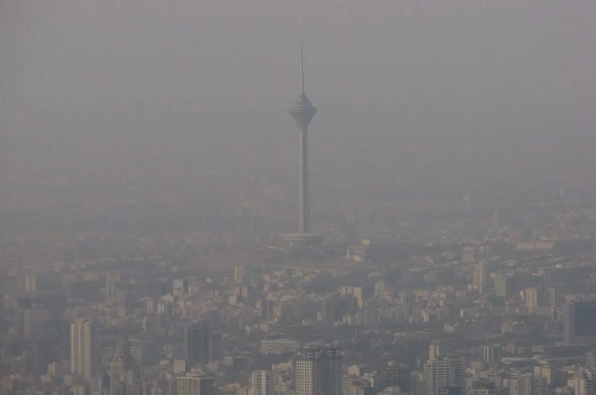 کیفیت هوای تهران در وضعیت «قرمز»