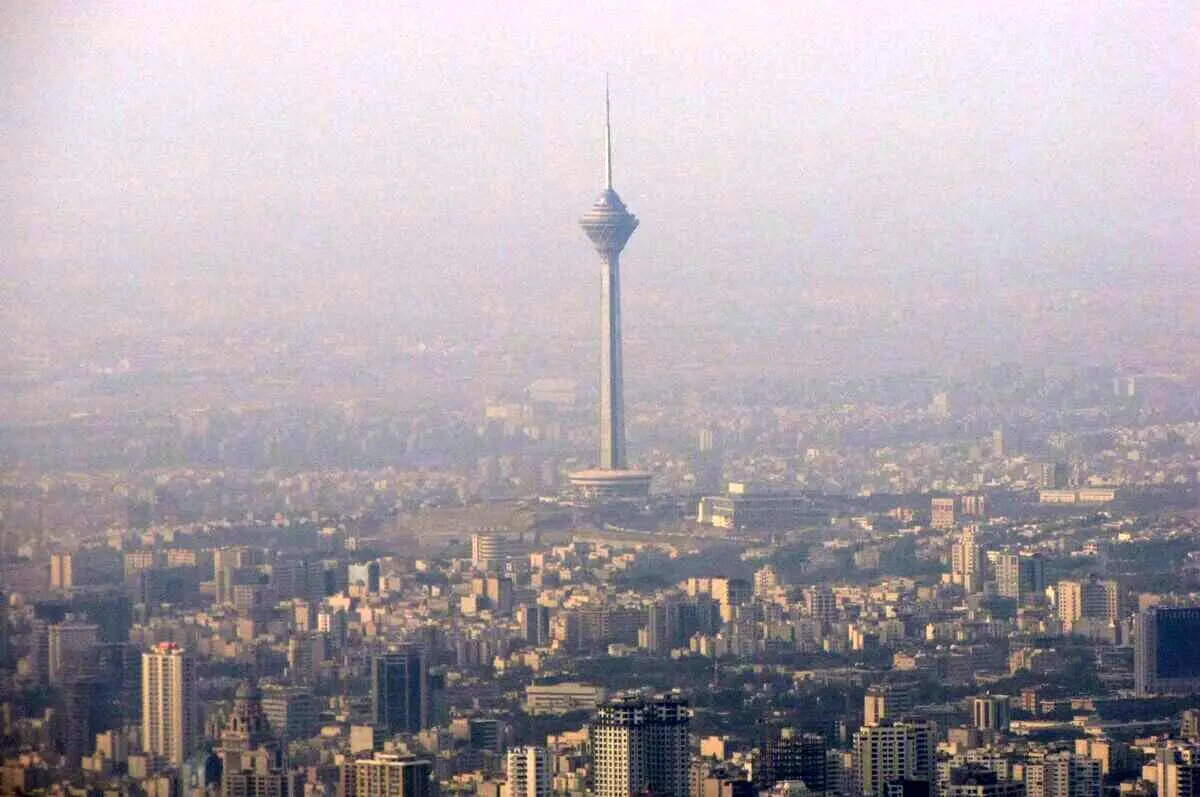 کیفیت هوای تهران در وضعیت «قرمز»