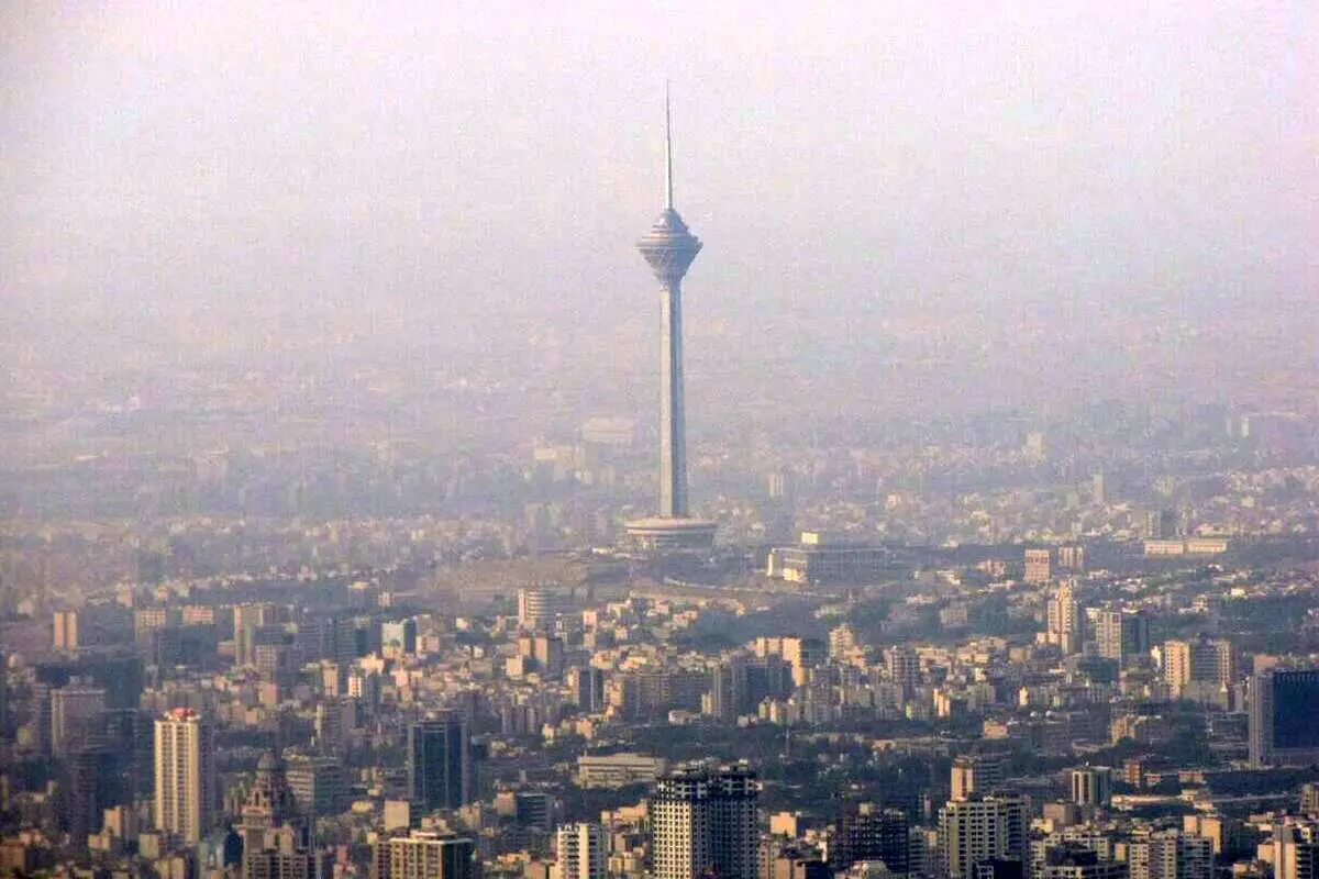 کیفیت هوای تهران در وضعیت «قرمز»