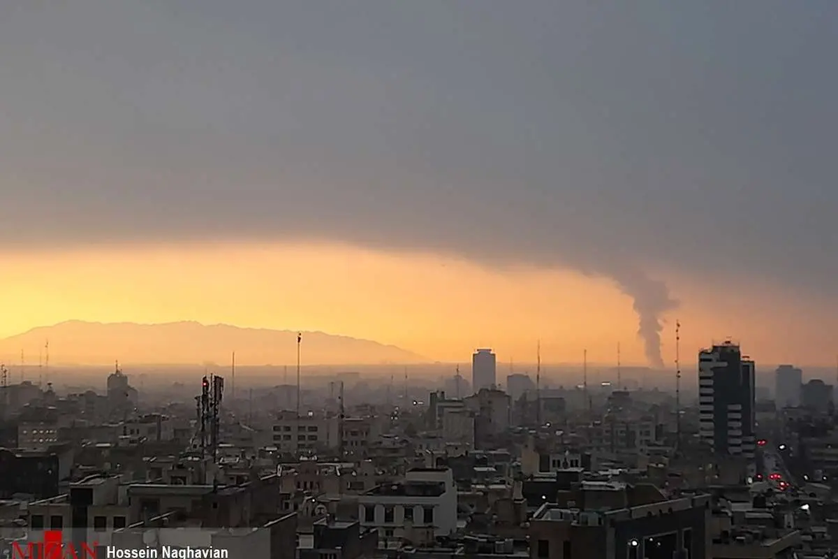(عکس) بختک دود روی تهران