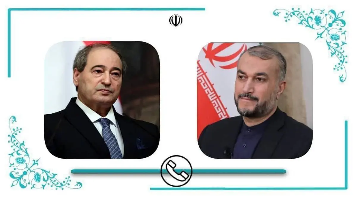 گفت‌وگوی وزاری خارجه ایران و سوریه درباره زلزله مهیب