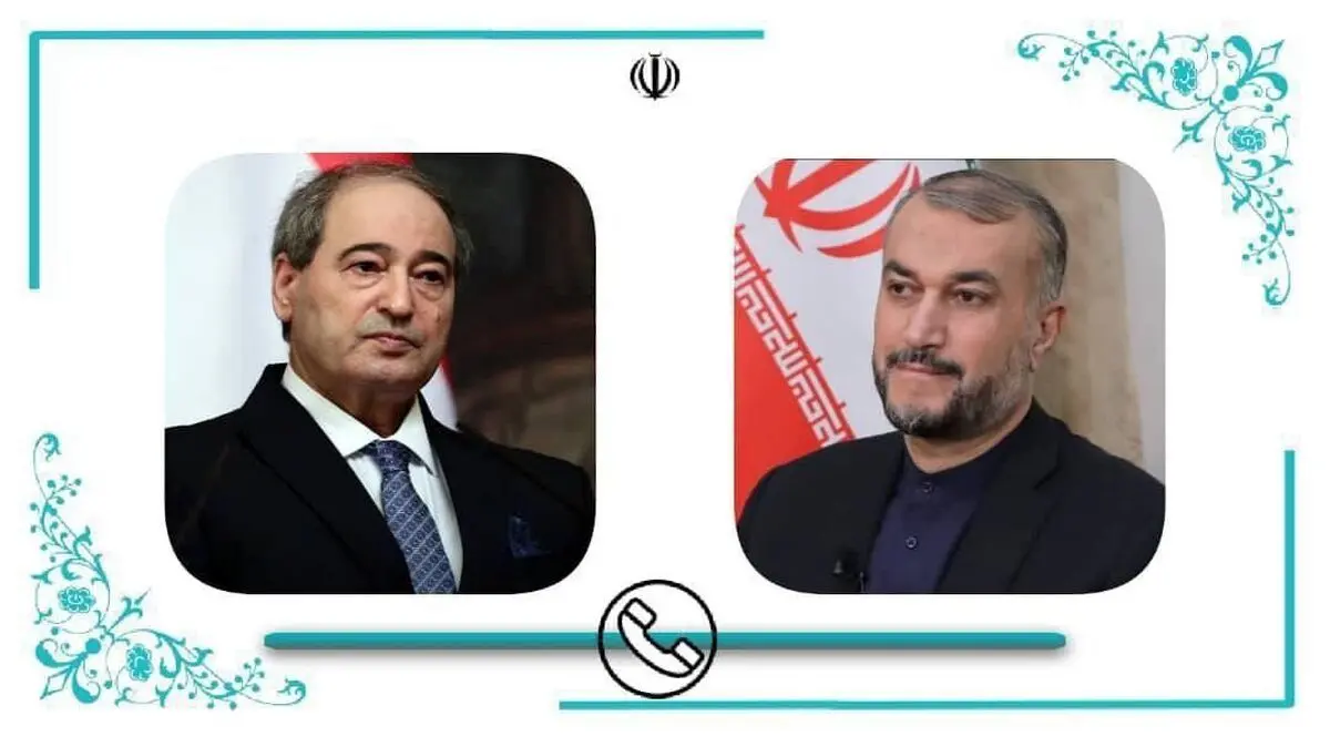 گفت‌وگوی وزاری خارجه ایران و سوریه درباره زلزله مهیب