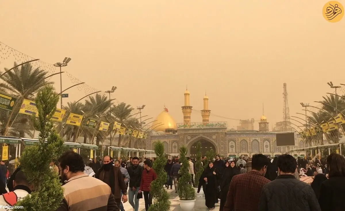 (ویدئو) گرد و غبار کربلا را فراگرفت