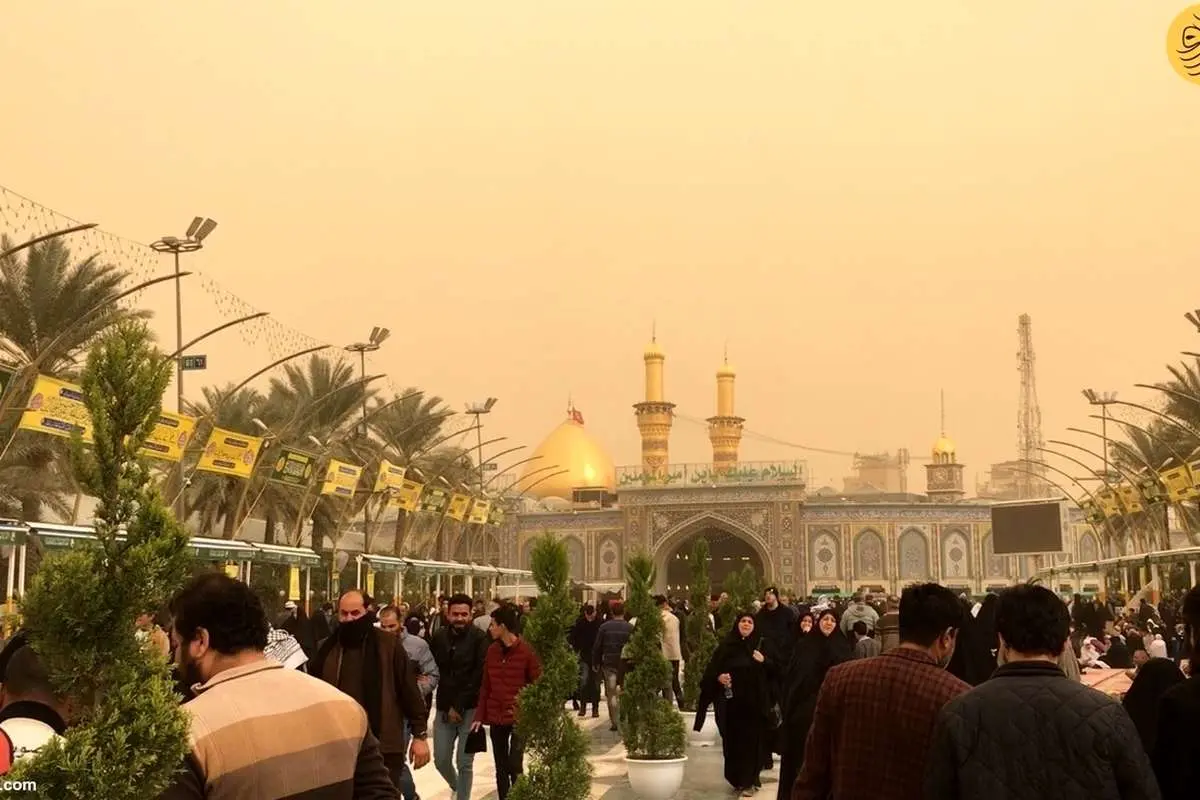 (ویدئو) گرد و غبار کربلا را فراگرفت