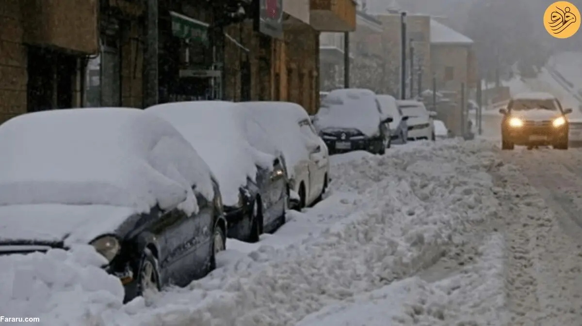(ویدئو) طوفان برف فرح لبنان را درنوردید