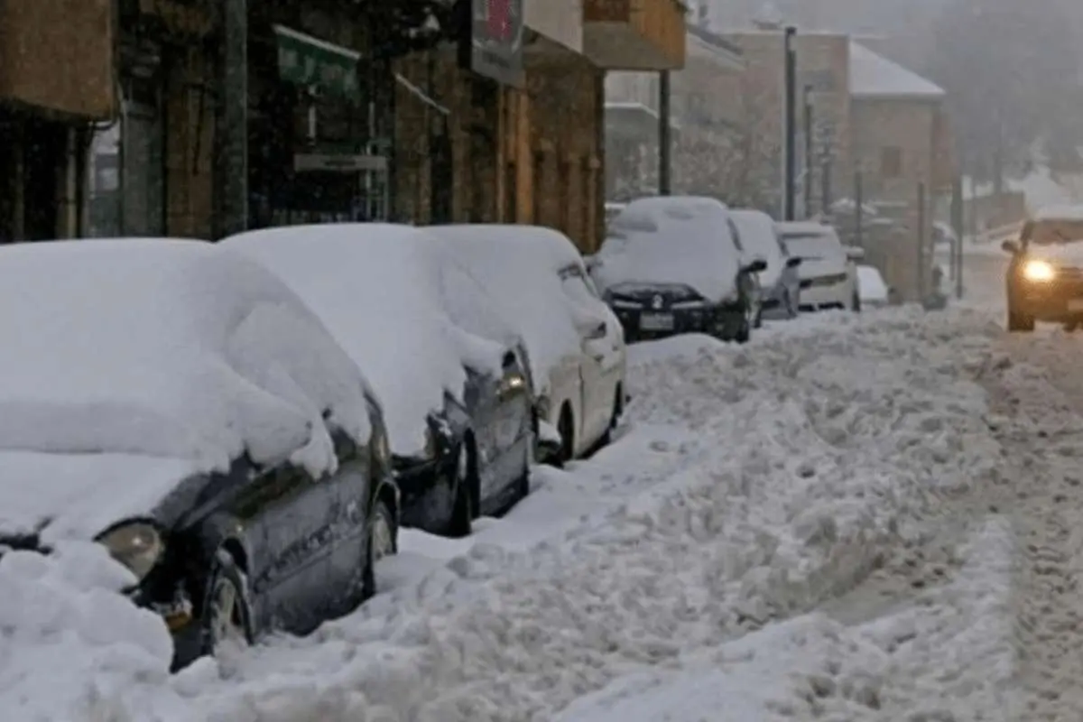 (ویدئو) طوفان برف فرح لبنان را درنوردید