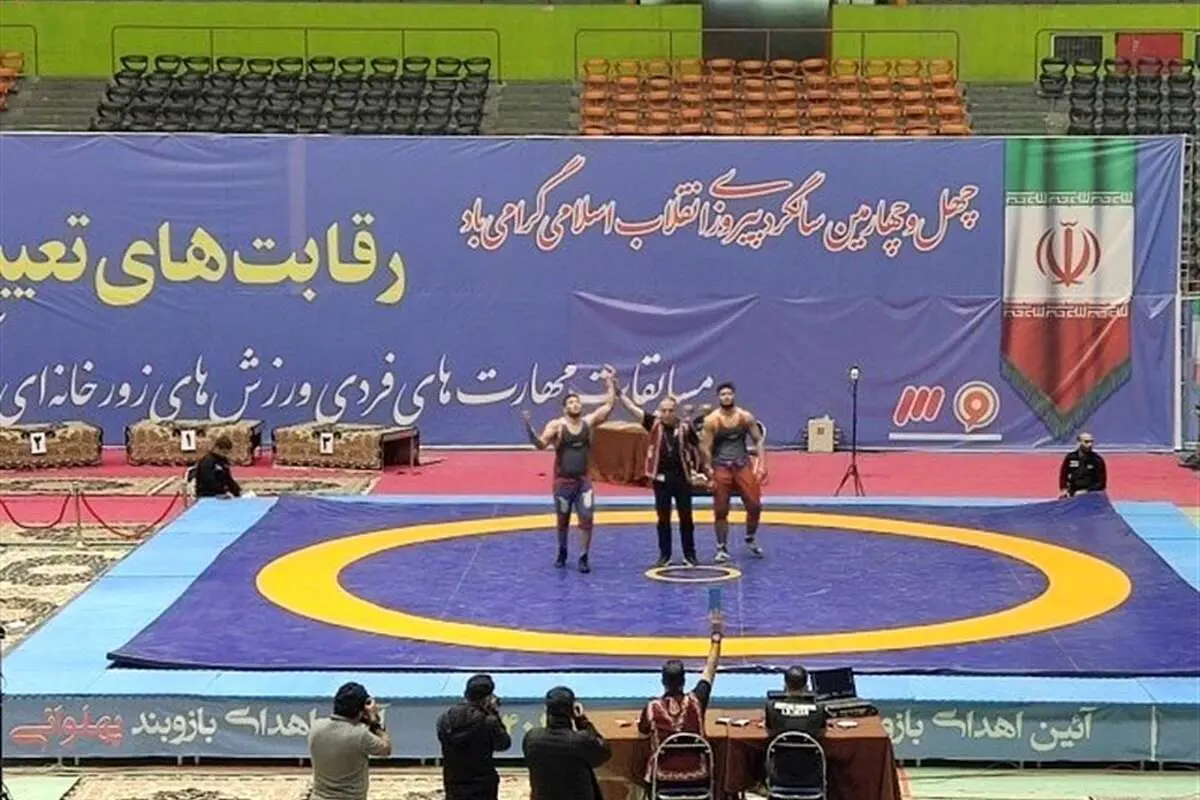 احمد میرزاپور پهلوان ایران شد