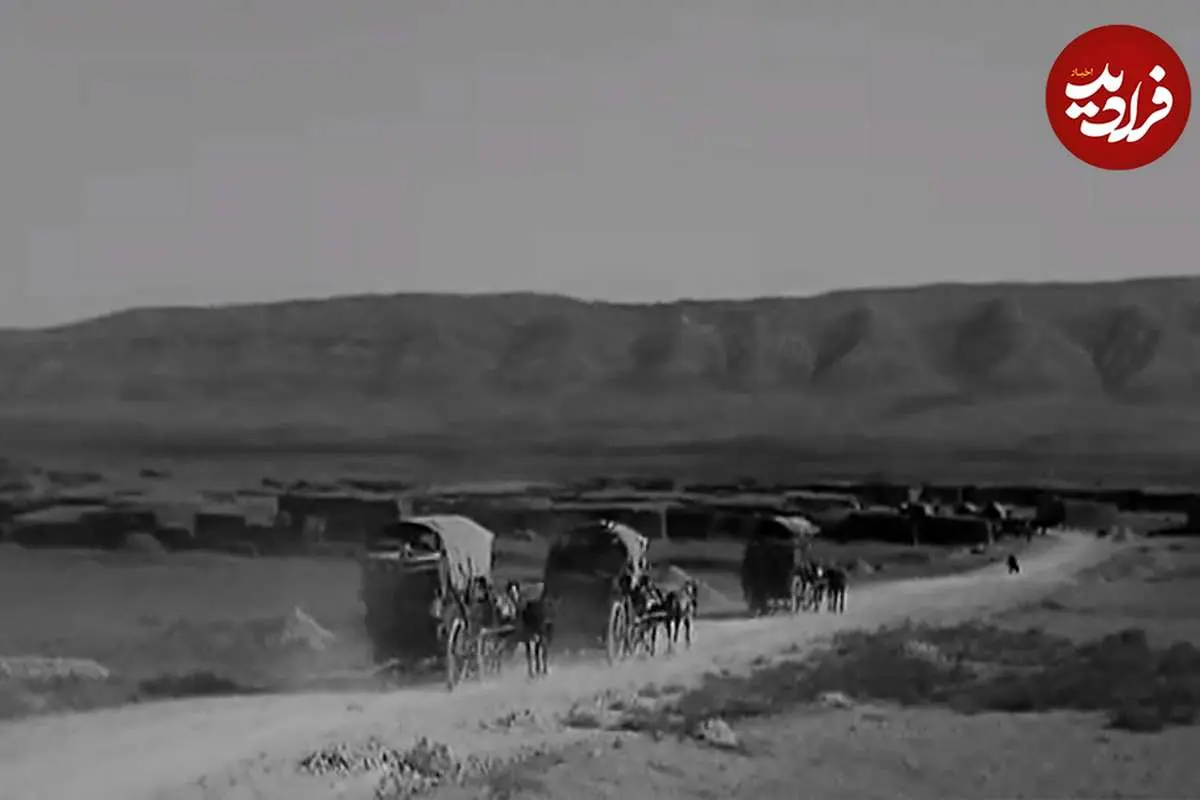 (ویدئو) فیلم شگفت‌انگیز از کاروان دلیجان‌ها در ایران؛ یک قرن قبل
