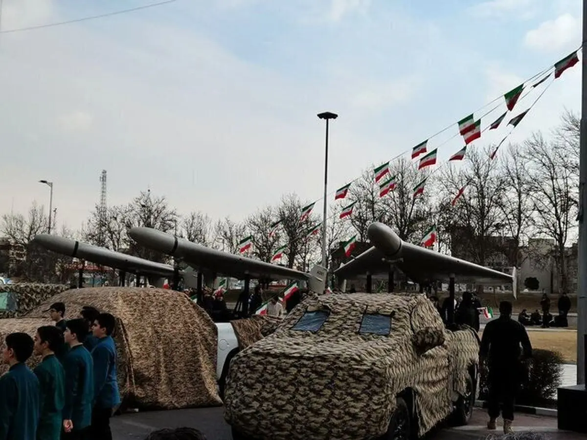 پهپاد شاهد ۱۳۶ در راهپیمایی ۲۲ بهمن