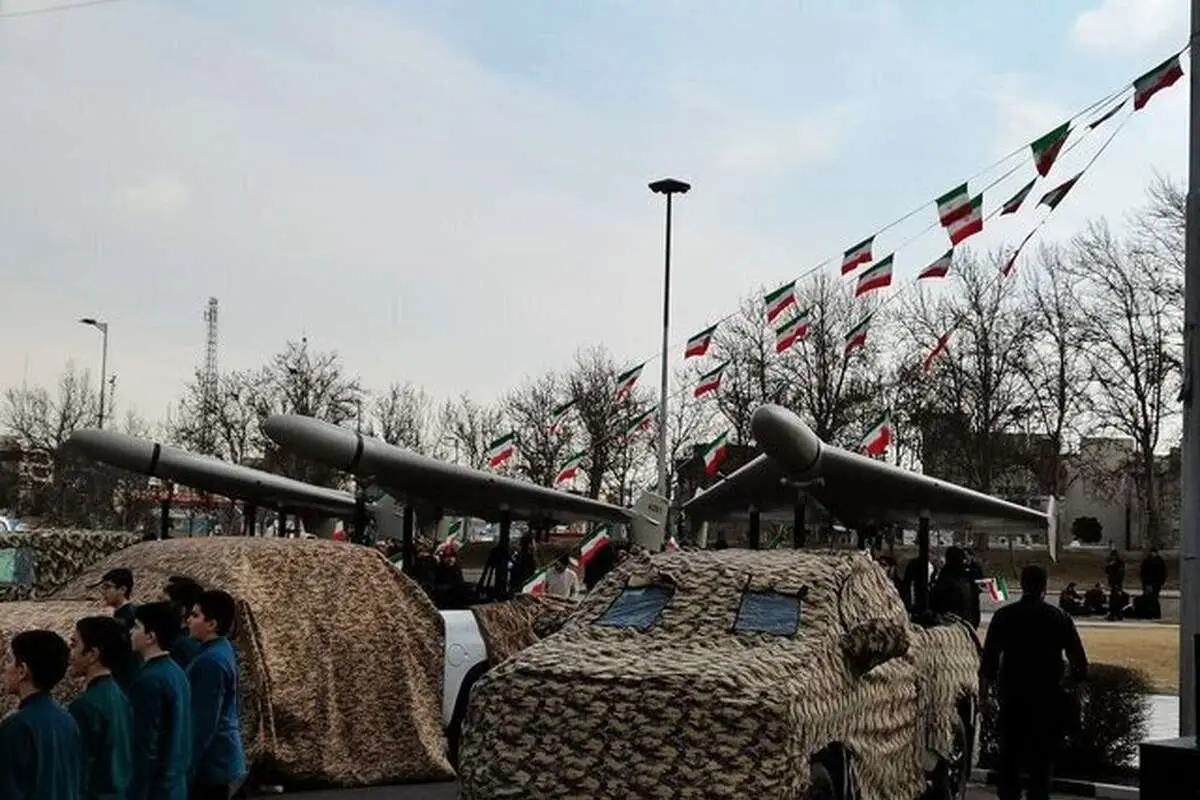 پهپاد شاهد ۱۳۶ در راهپیمایی ۲۲ بهمن